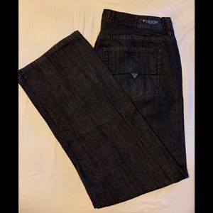 EUC Guess 36x32 Rowland fit relaxed straight black